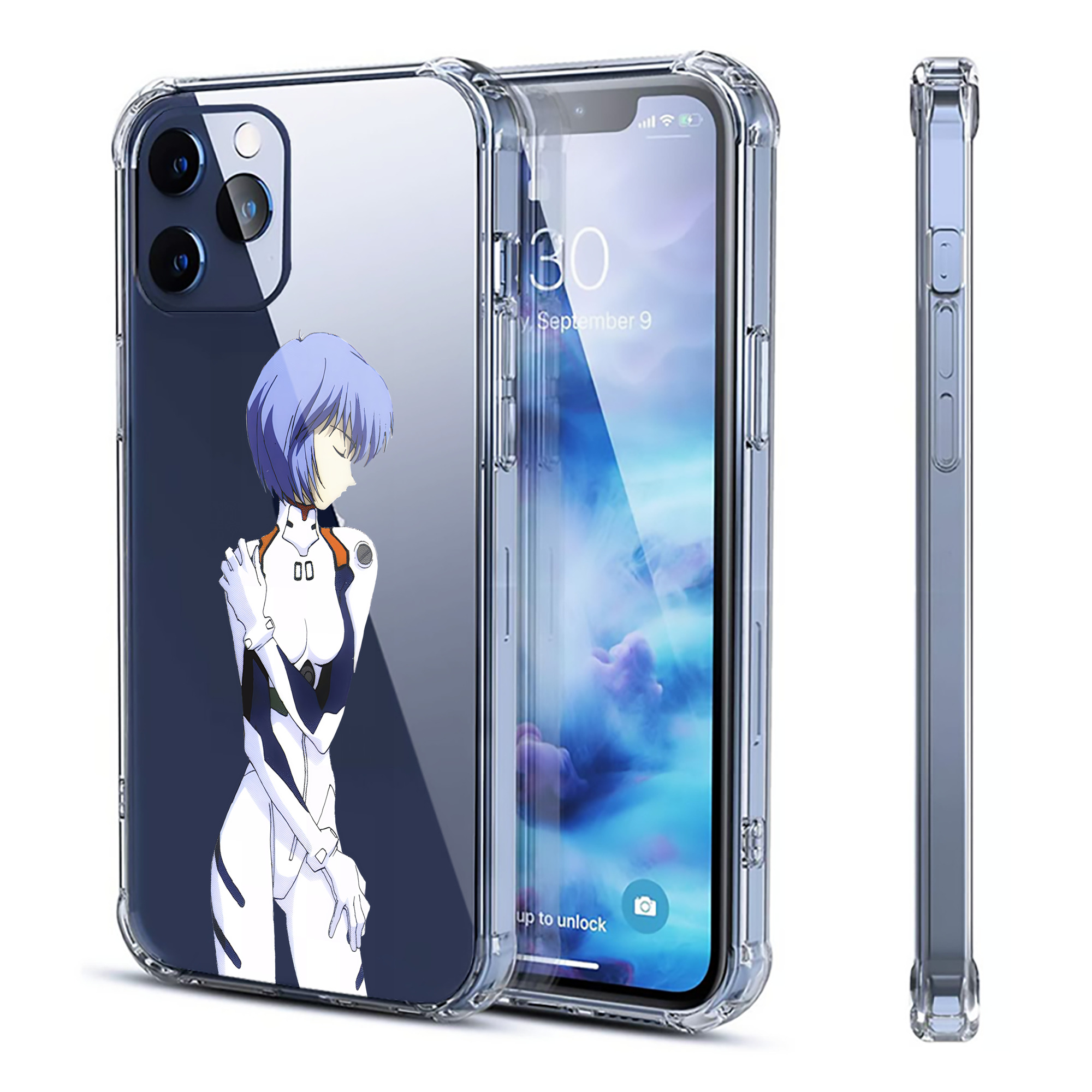 （画像用） EVA 新世紀エヴァンゲリオン 【iPhone 12シリーズ対応】透明スマホケース（クリアソフトケース）